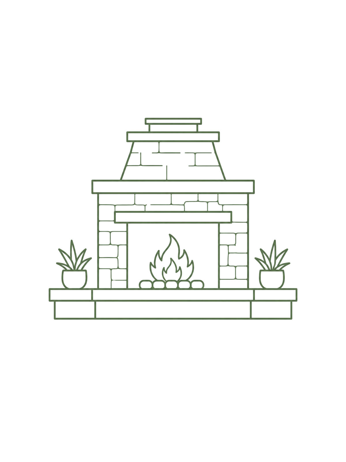 Outdoor Gas Fireplace