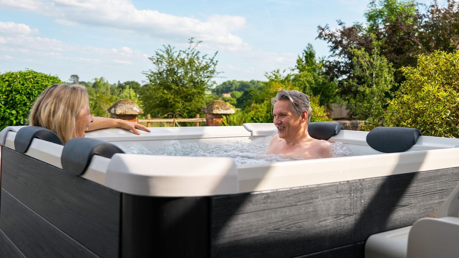 MSpa Oslo Frame Hot Tub 6 Person Spa w/ Hydro Jets, 140 Air Jets, LED Lighting, App Control
