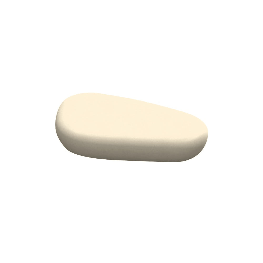 ZB.GL.03 Concrete III Bench — Weatherstone — W20 White — digitally rendered color preview