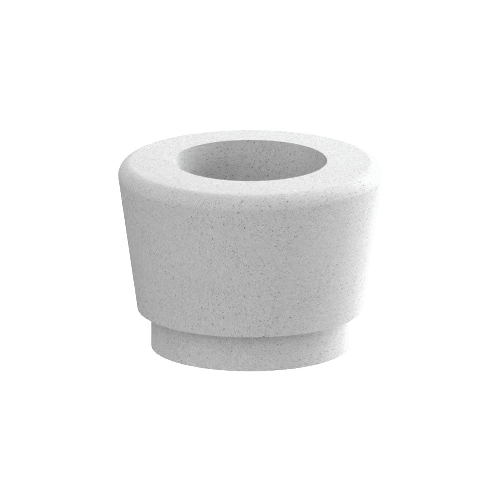 WS9086 Our Town Single Round Planter — Acid Wash — A30 Star — digitally rendered color preview