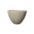 TF4122 VCC Series Round Concrete Planter — Acid Wash — A20 White — digitally rendered color preview