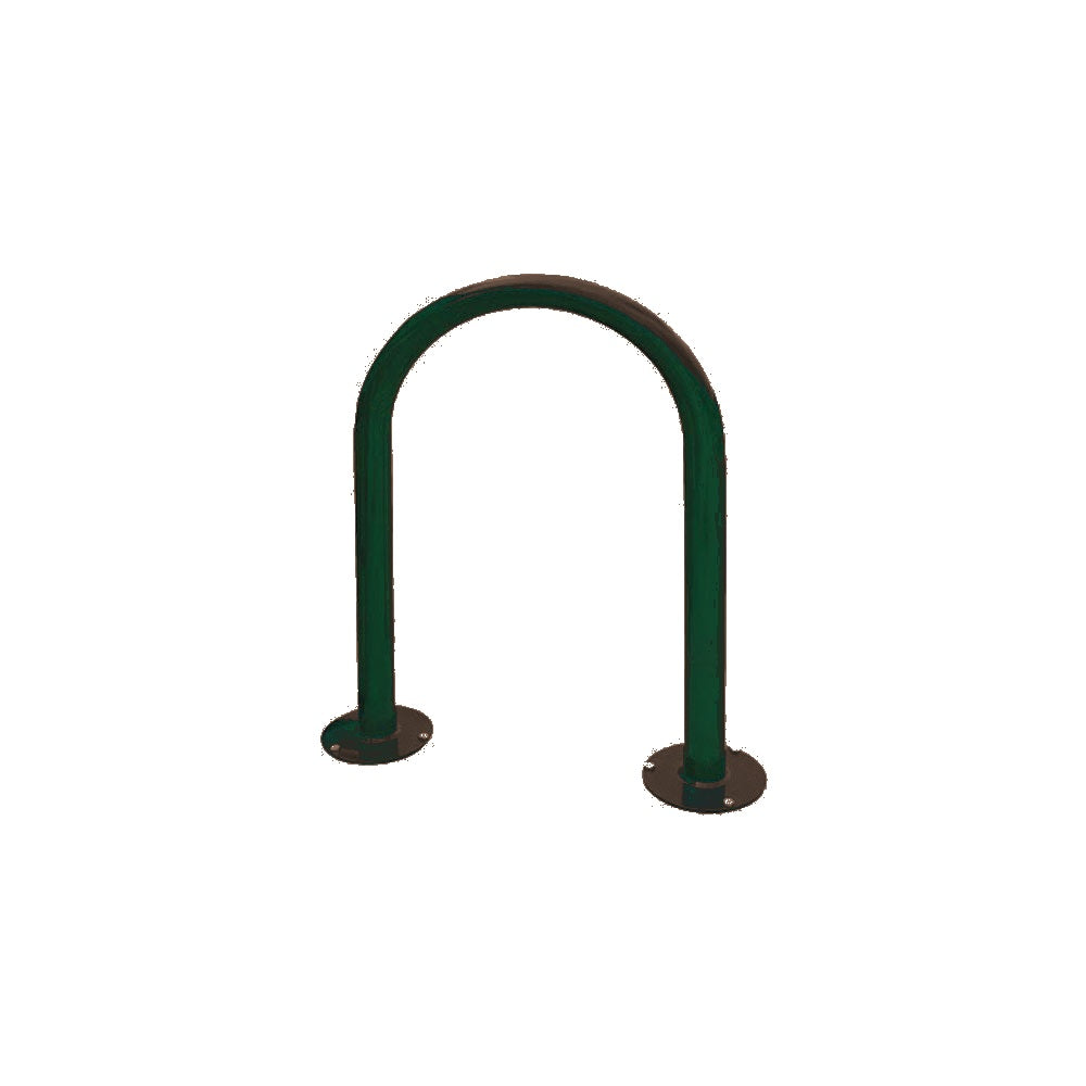 MF9006 Surface Mount U Style Bike Rack — Metal Powder Coat — S45 Brown — digitally rendered color preview