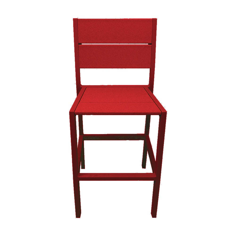 2316 Lorna HT Dining Chair — Metal Powder Coat — 2 Red — digitally rendered color preview