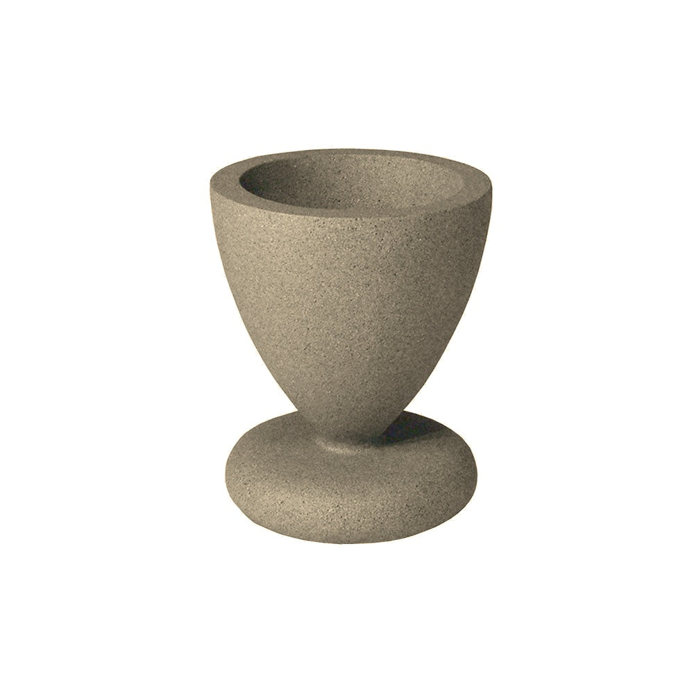 WS445 Round Concrete Planter — Acid Wash — A23 Gray — digitally rendered color preview
