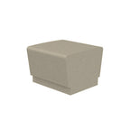 WS903 Our Town Concrete Bench — Weatherstone — W20 White — digitally rendered color preview