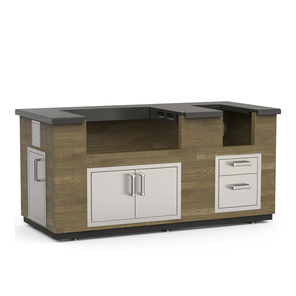 Fire Magic Reclaimed Wood 77 Inch Island Bundle - Fire Magic official product image