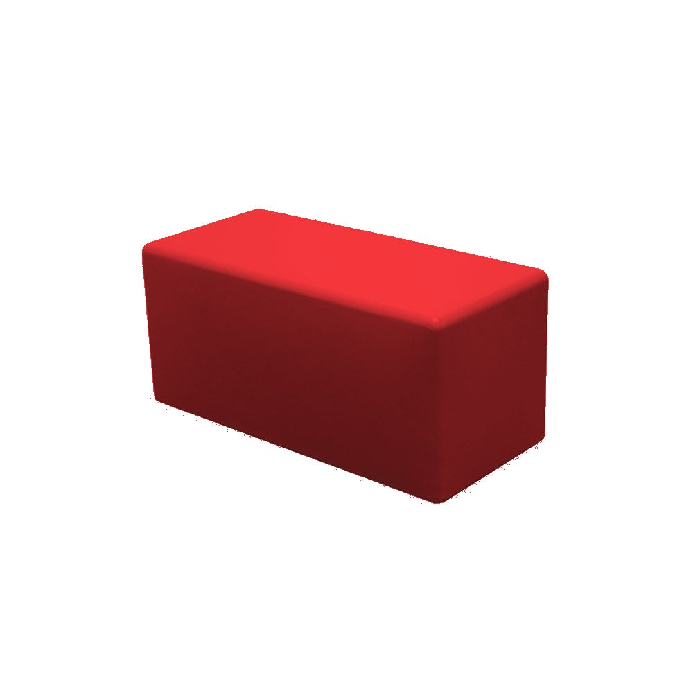 2402 Plastic Bench — Plastic — 2 Red — digitally rendered color preview
