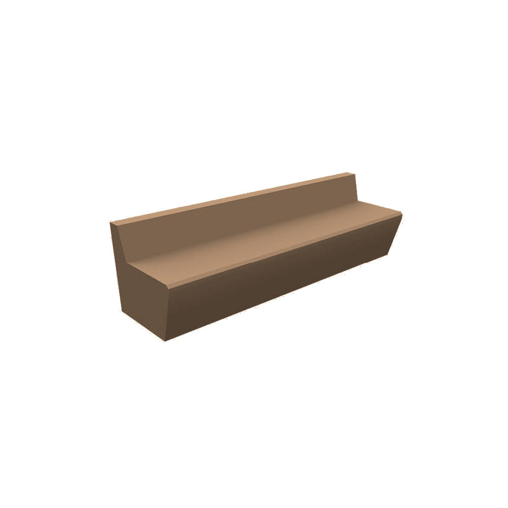 ZB.WL.33 Large Concrete Bench — Weatherstone — W22 Sand — digitally rendered color preview