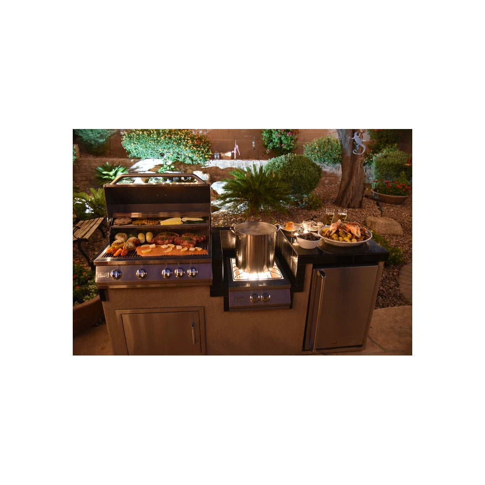 Power Burner 4 Burner 32 inch Built-In Barbeque Grill Island Kitchen Package