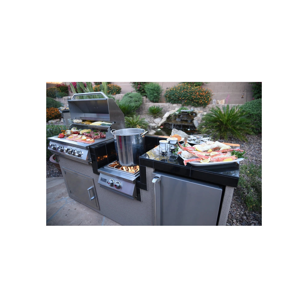 Power Burner 4 Burner 32 inch Built-In Barbeque Grill Island Kitchen Package
