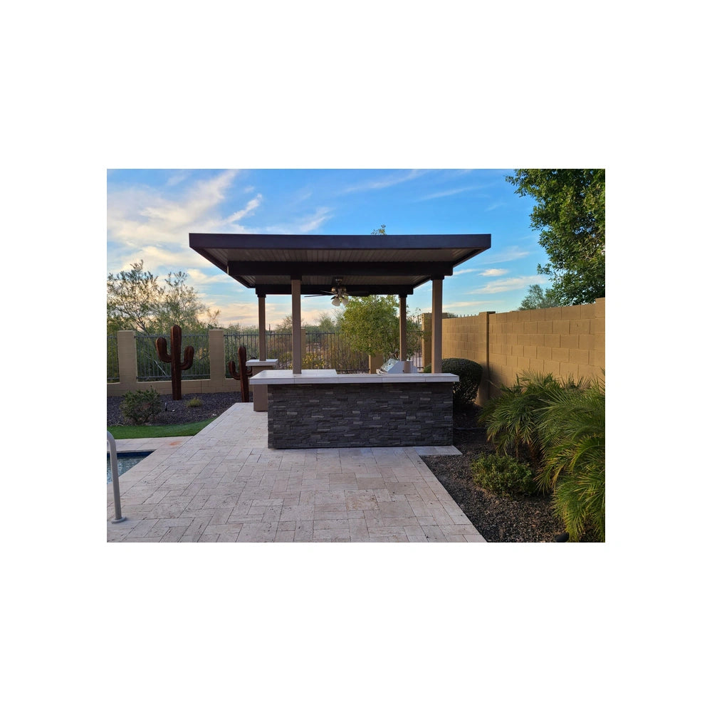Aruba BBQ Island With 12' x12' Pergola