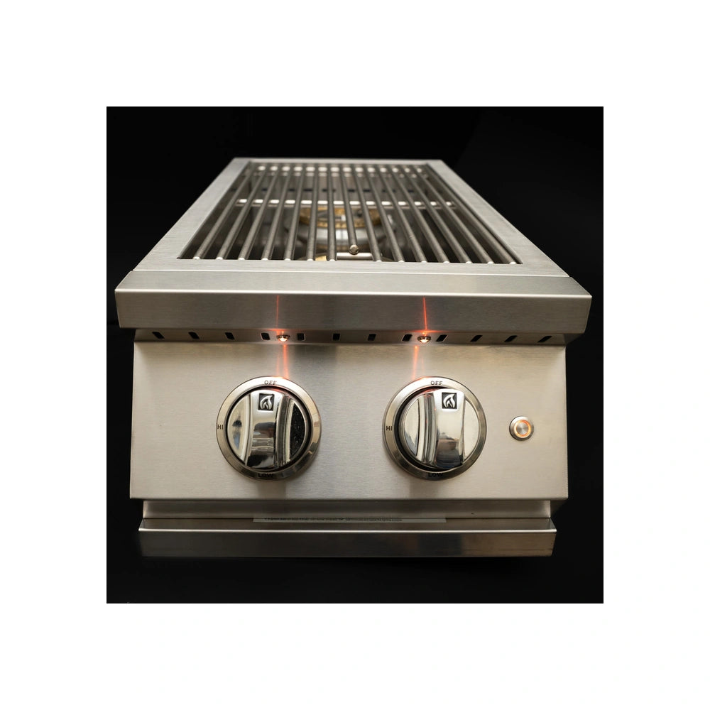 KoKoMo Grills Professional Double Side Burner with removable cover