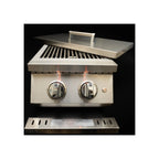 KoKoMo Grills Professional Double Side Burner with removable cover