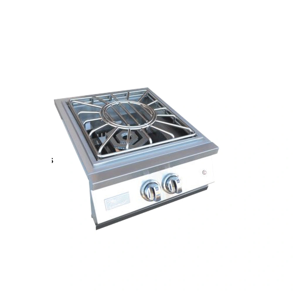 Professional Built-in Power Burner with Led Lights and Removable Grate for Wok