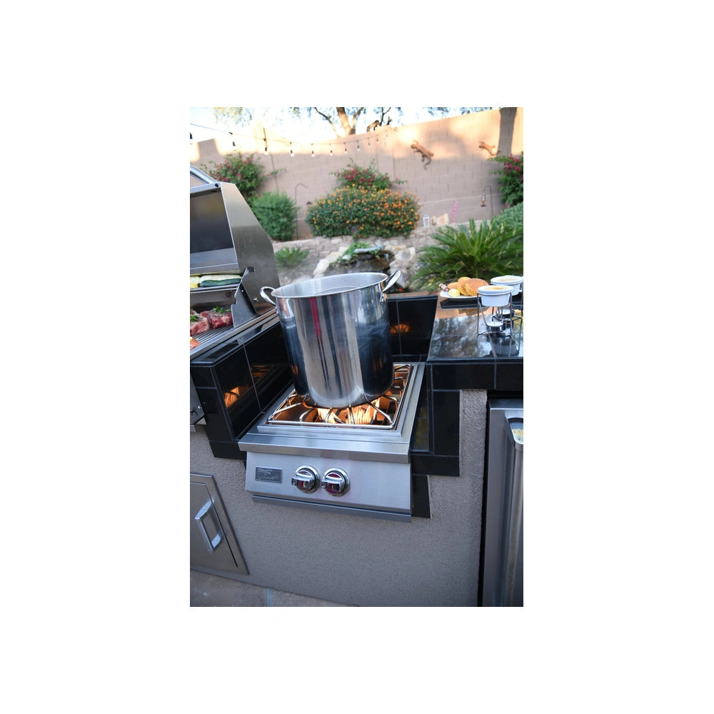 Professional Built-in Power Burner with Led Lights and Removable Grate for Wok