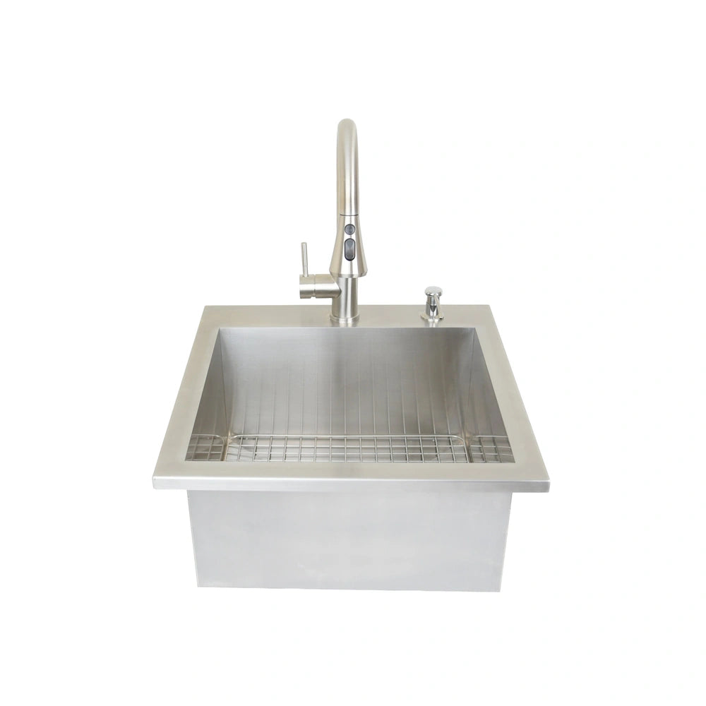 Built-In 20x20 Outdoor Bar Sink