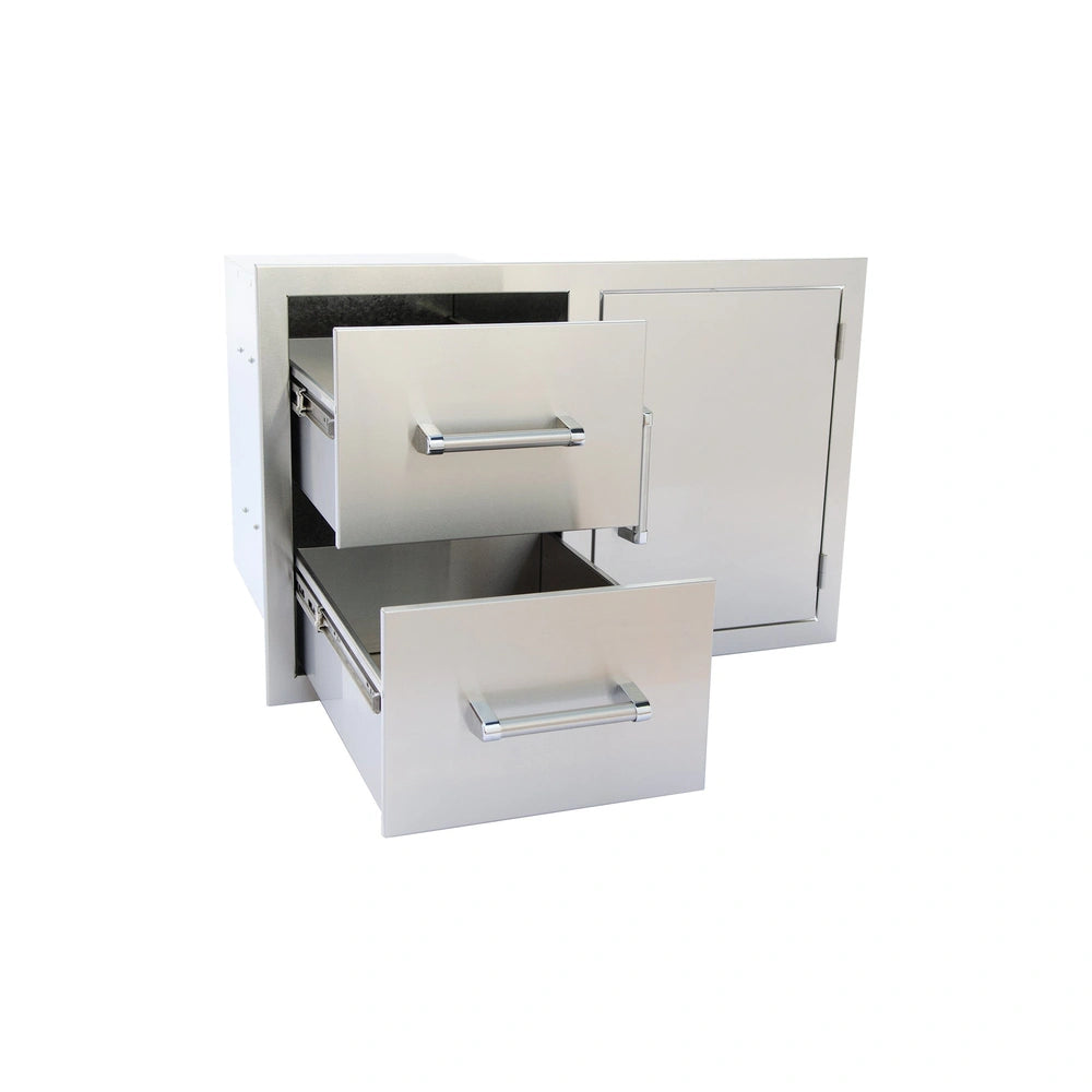 Two Drawer & Door Combo