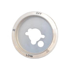 KoKoMo Grills Key Valve Assembly 3/8 Inch Flare Fitting Ball Valve