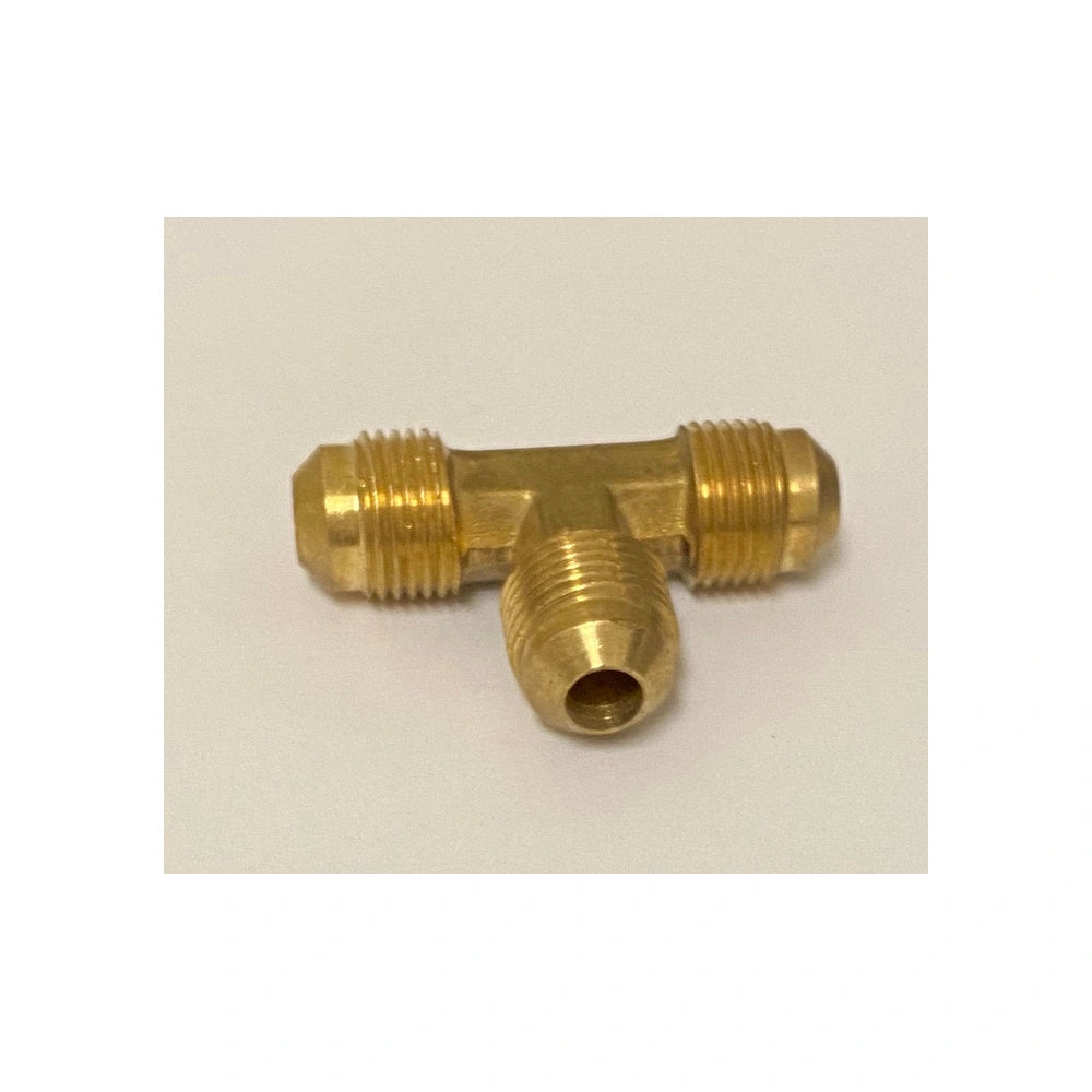 3/8 Inch Flare Fitting Tee 3 Way Hook up BBQ Grill + Side Burner Hook ups