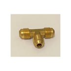 3/8 Inch Flare Fitting Tee 3 Way Hook up BBQ Grill + Side Burner Hook ups