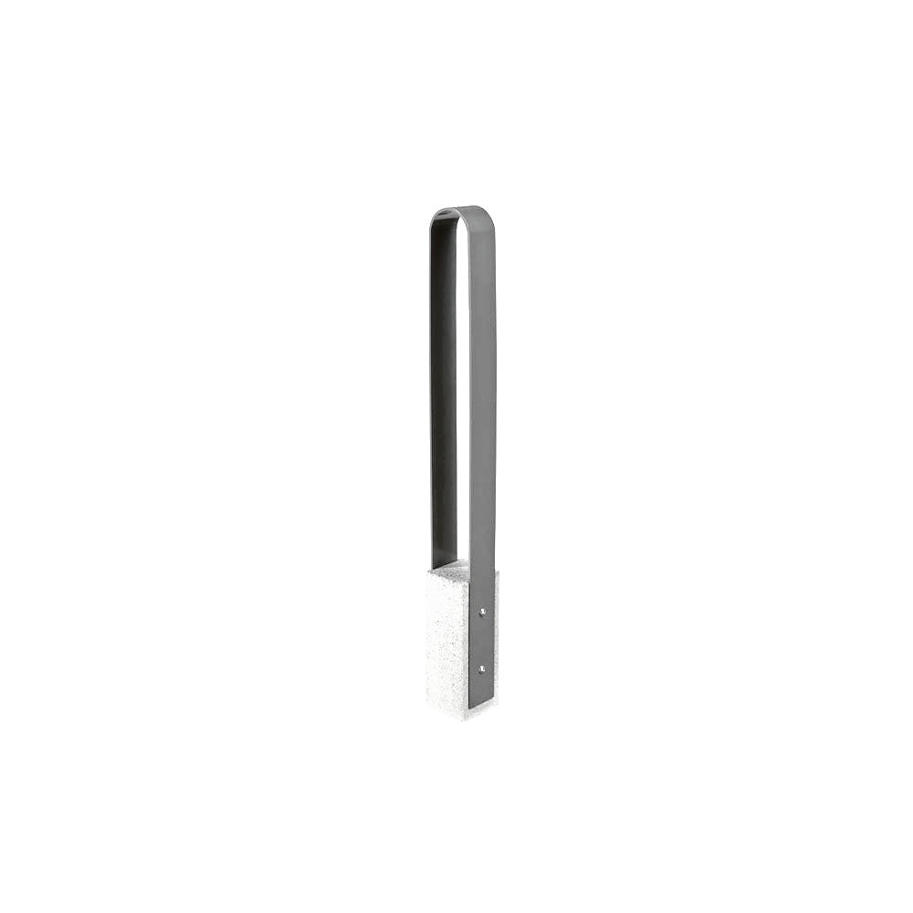 DF6510 Collaboration Vault Bike Bollard - Short/Rounded — Acid Wash — A30 Star — digitally rendered color preview