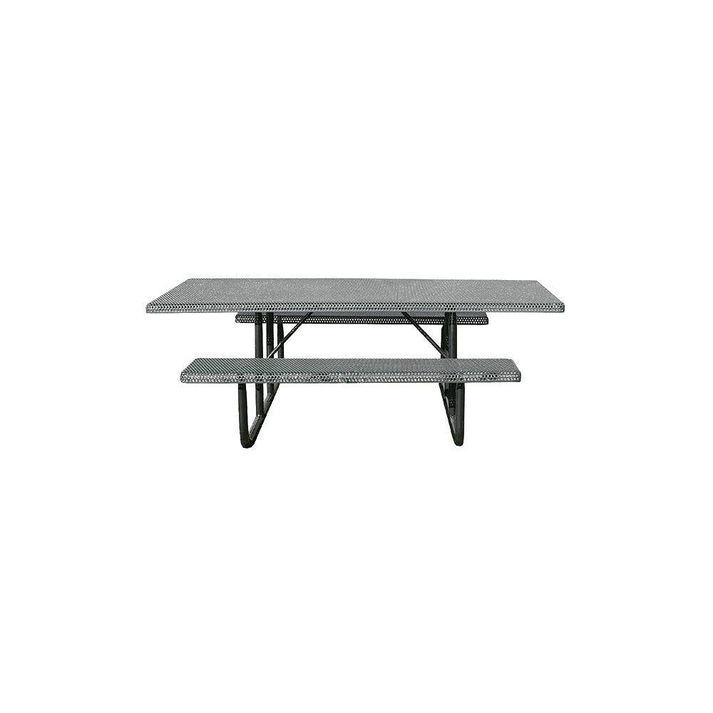 MF1059 8' Portable ADA Compliant Park Picnic Table — Metal Powder Coat — 72 Aluminum — digitally rendered color preview