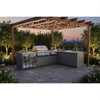 Whistler 132 x 92-Inch 4-Burner Gas Grill Island - Stainless Steel