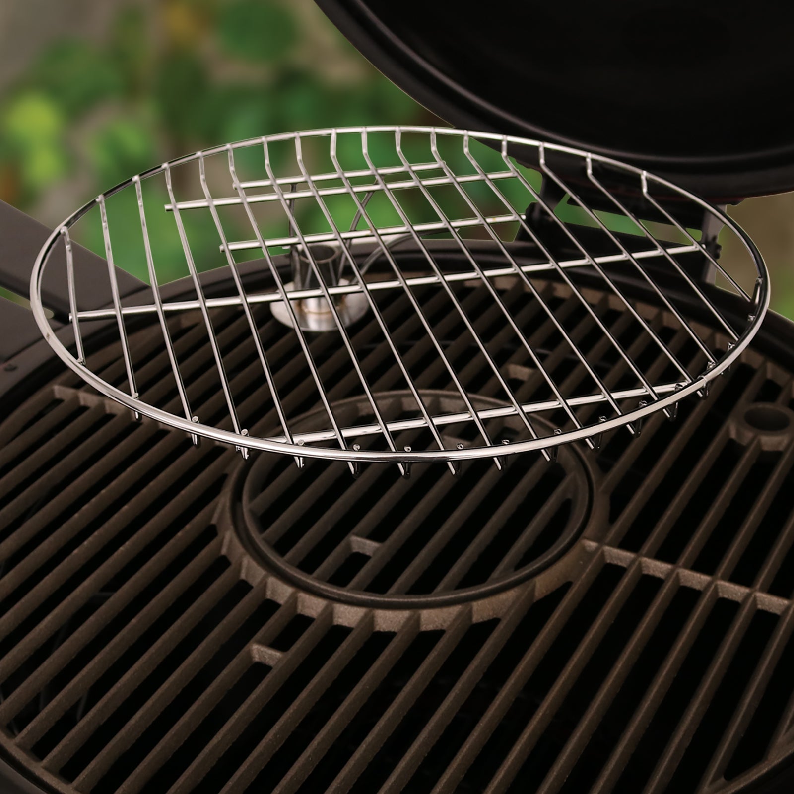 Char-Griller AKORN Kamado Charcoal Grill Graphite 18 Inch
