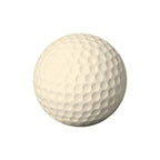 TF6208 Golf Ball Concrete Bollard — Weatherstone — W20 White — digitally rendered color preview