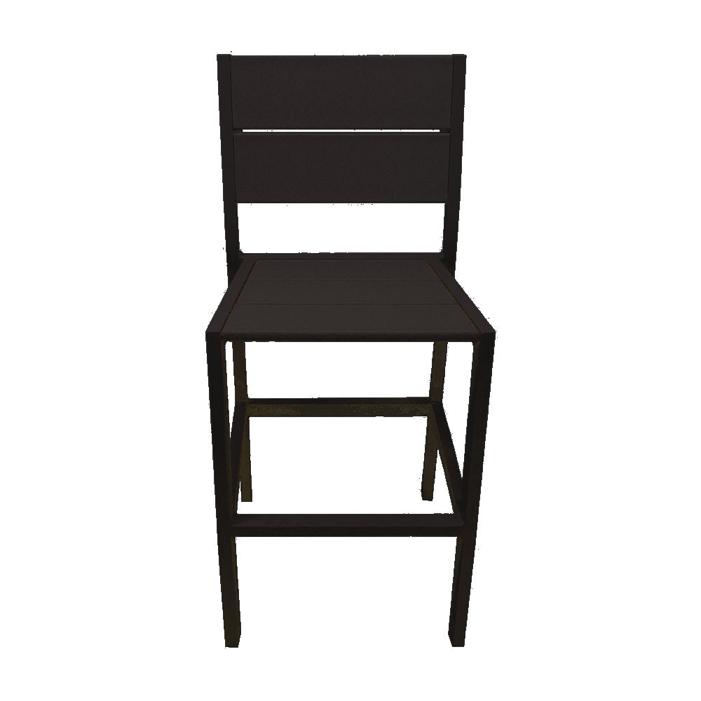 2316 Lorna HT Dining Chair — Metal Powder Coat — 8 Black — digitally rendered color preview