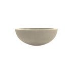TF4106 VCC Series Round Concrete Planter — Weatherstone — W20 White — digitally rendered color preview