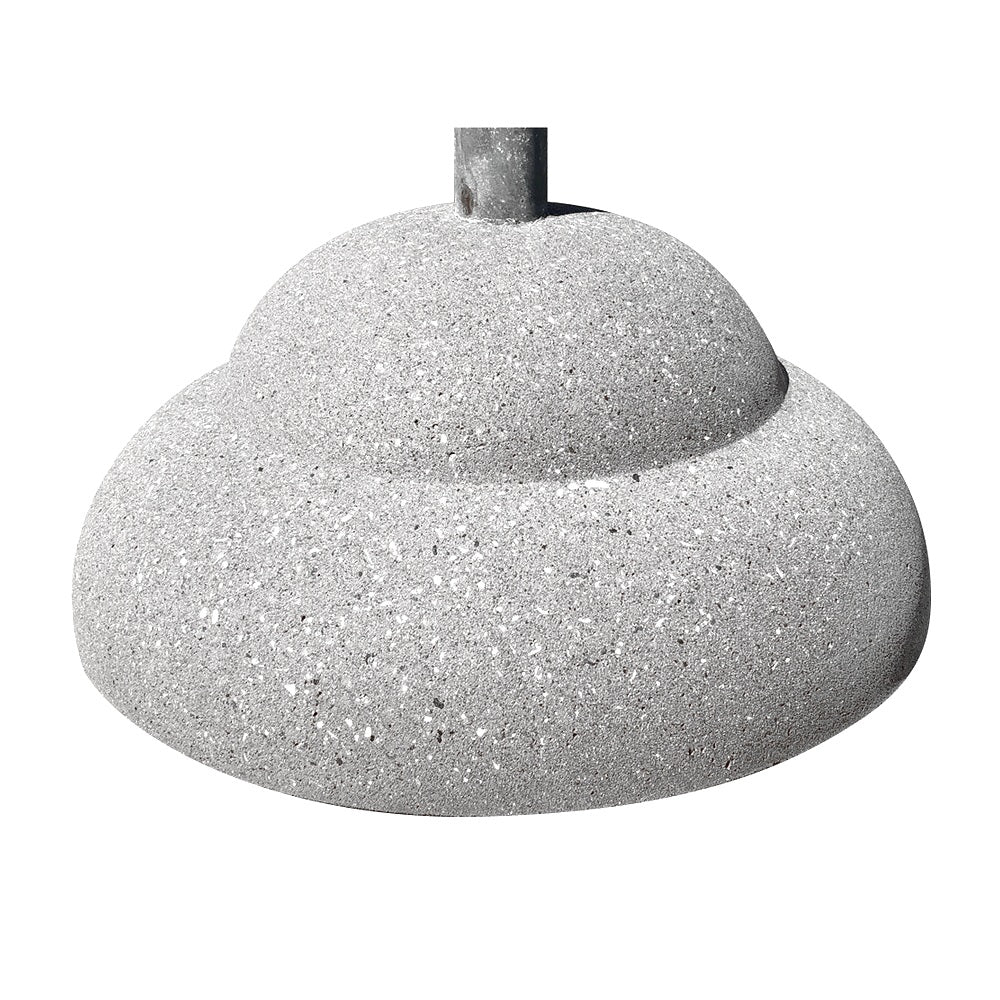 TF3300 Concrete Umbrella Stand — Acid Wash — A31 Fog — digitally rendered color preview