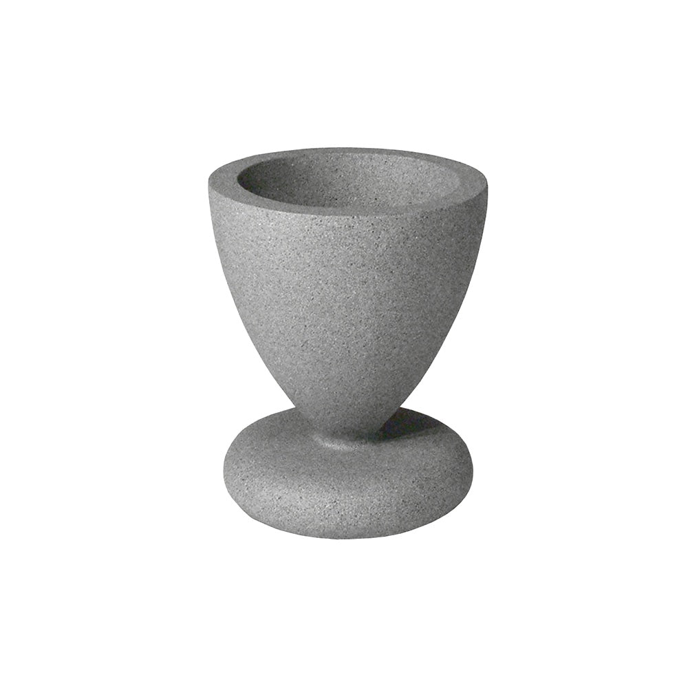 WS445 Round Concrete Planter — Weatherstone — W31 Fog — digitally rendered color preview