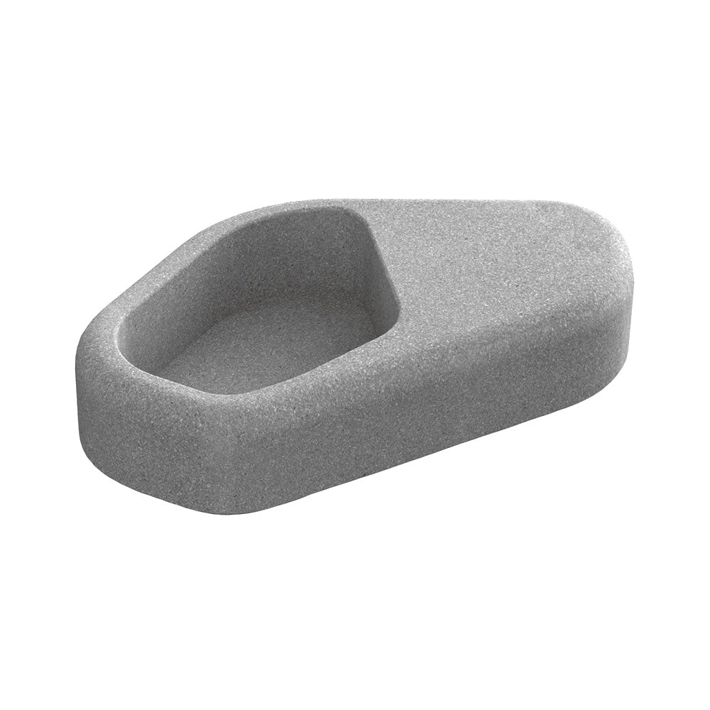 ZB.NU.03 Concrete Planter — Acid Wash — A31 Fog — digitally rendered color preview