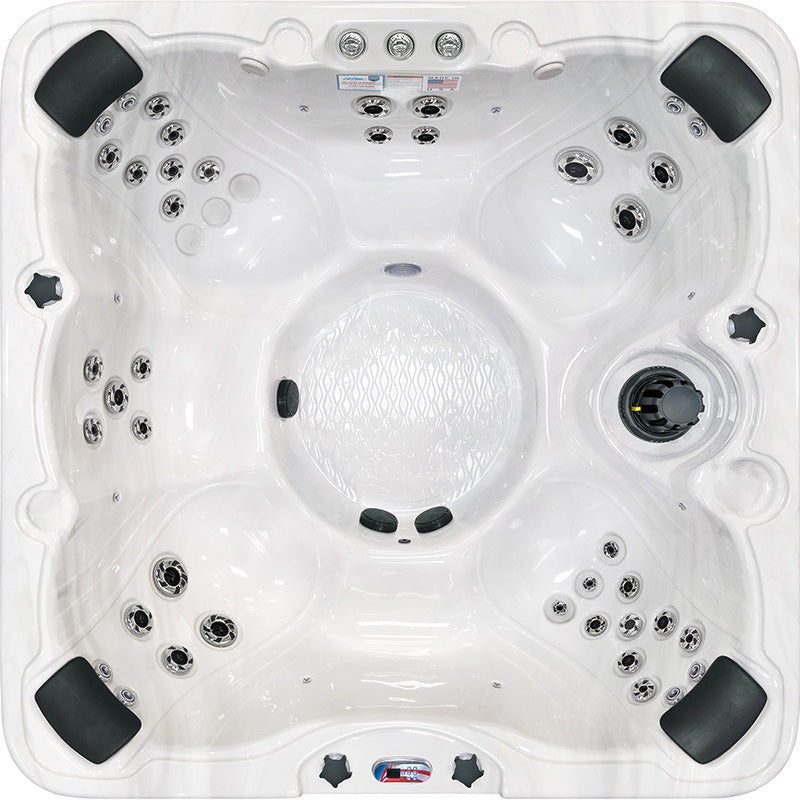 84-Inch 45-Jet Acrylic Bench Spa Hot Tub with Ozonator - AMZ745B