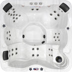 84-Inch 6-Person 45-Jet Acrylic Lounger Hot Tub - AMZ745L