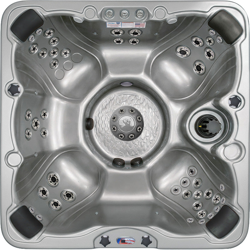 84-Inch 7-Person 56-Jet Acrylic Bench Spa Hot Tub with Sound System - AMZ756B
