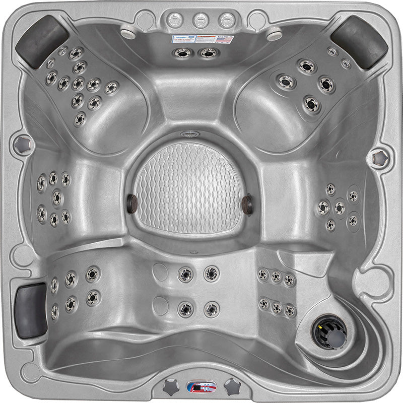 American Spas 84-Inch 6-Person 56-Jet Lounger Hot Tub Spa - AMZ756L