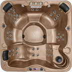 American Spas 84-Inch 6-Person 56-Jet Lounger Hot Tub Spa - AMZ756L