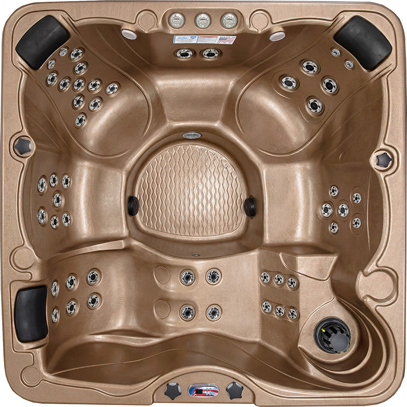 American Spas 84-Inch 6-Person 56-Jet Lounger Hot Tub Spa - AMZ756L