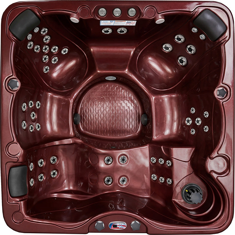 American Spas 84-Inch 6-Person 56-Jet Lounger Hot Tub Spa - AMZ756L