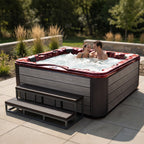 84-Inch 6-Person 45-Jet Acrylic Lounger Hot Tub - AMZ745L