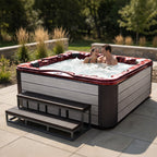 84-Inch 6-Person 45-Jet Acrylic Lounger Hot Tub - AMZ745L