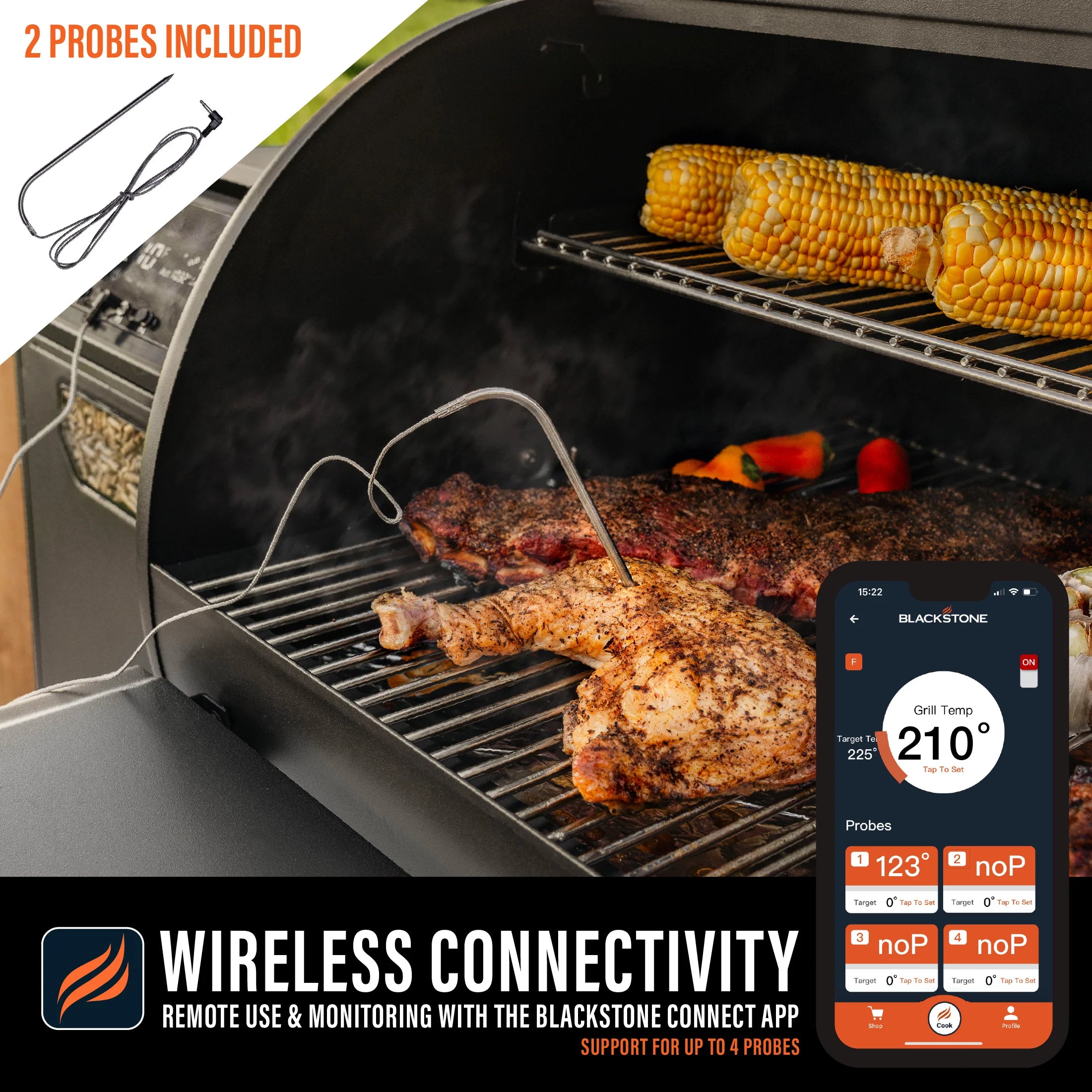 Blackstone 900 Pellet Grill Airfryer Combo