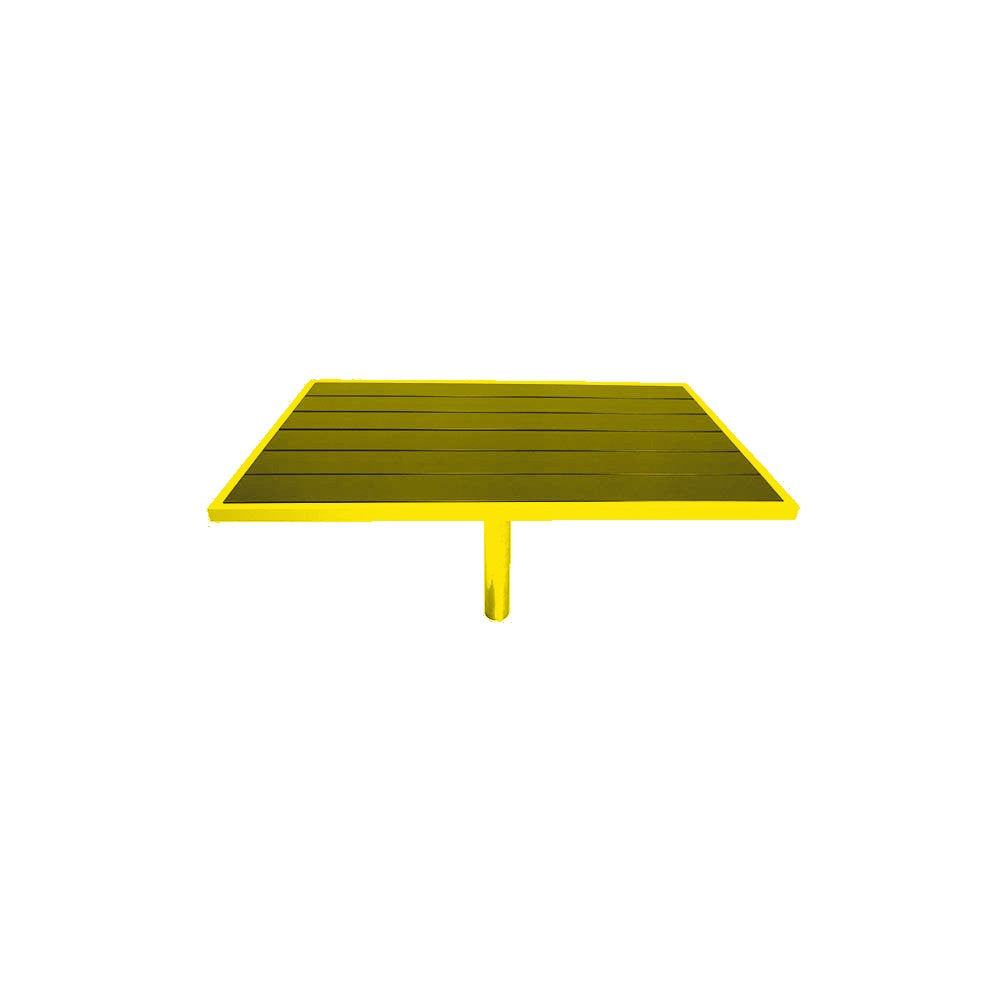 Urban Dining Table Series — Metal Powder Coat — S1 Yellow — digitally rendered color preview