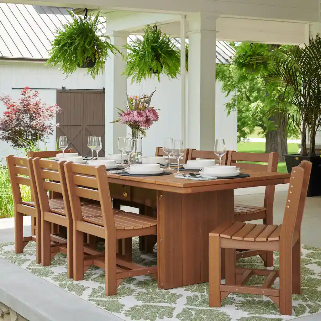 LuxCraft Urban 36-Inch x 96-Inch Rectangular Poly Dining Table