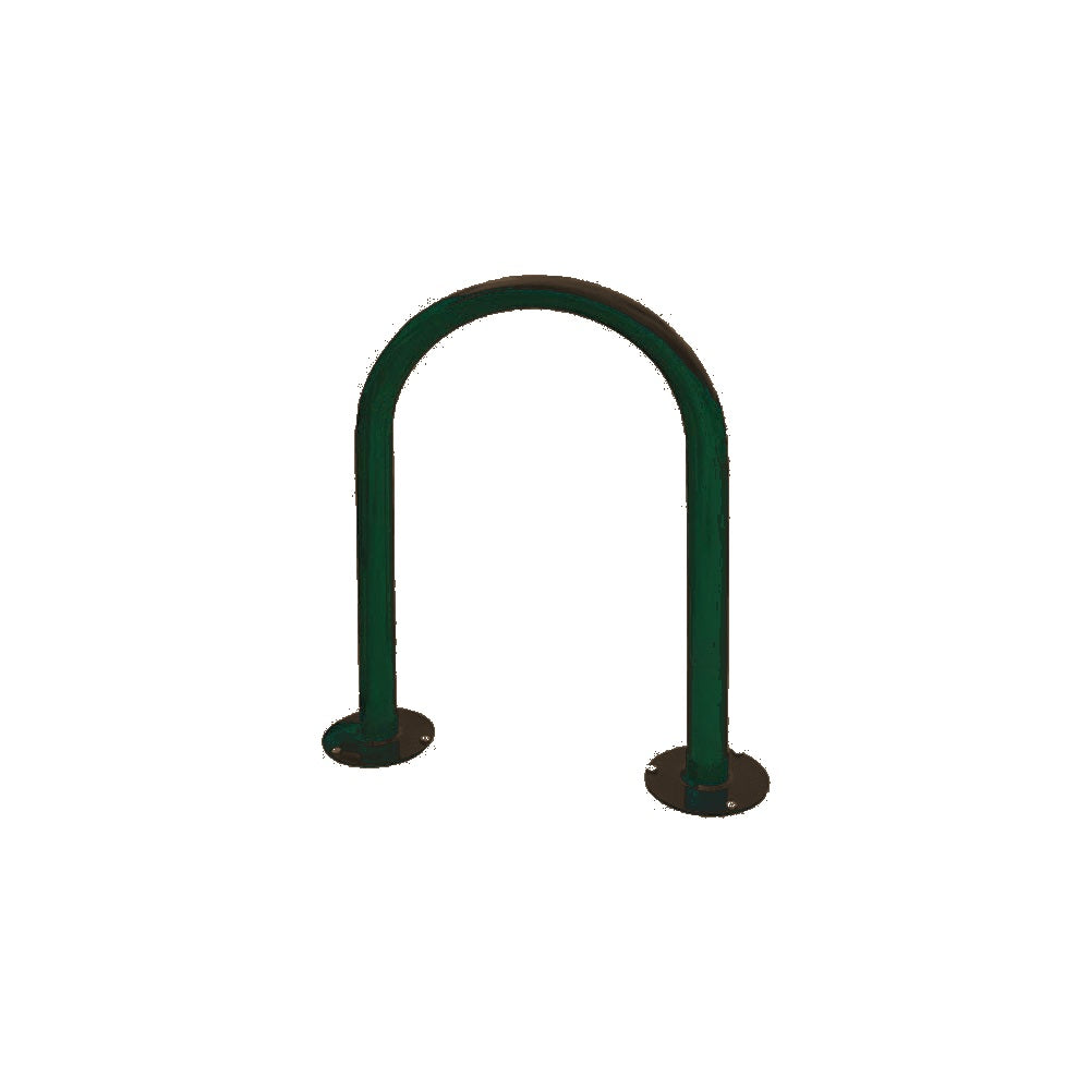 MF9006 Surface Mount U Style Bike Rack — Metal Powder Coat — 10 Bronze — digitally rendered color preview