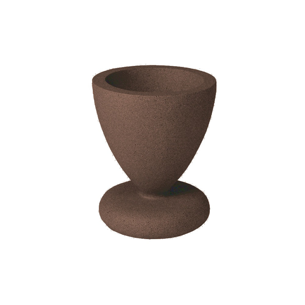 WS445 Round Concrete Planter — Weatherstone — W25 Brown — digitally rendered color preview