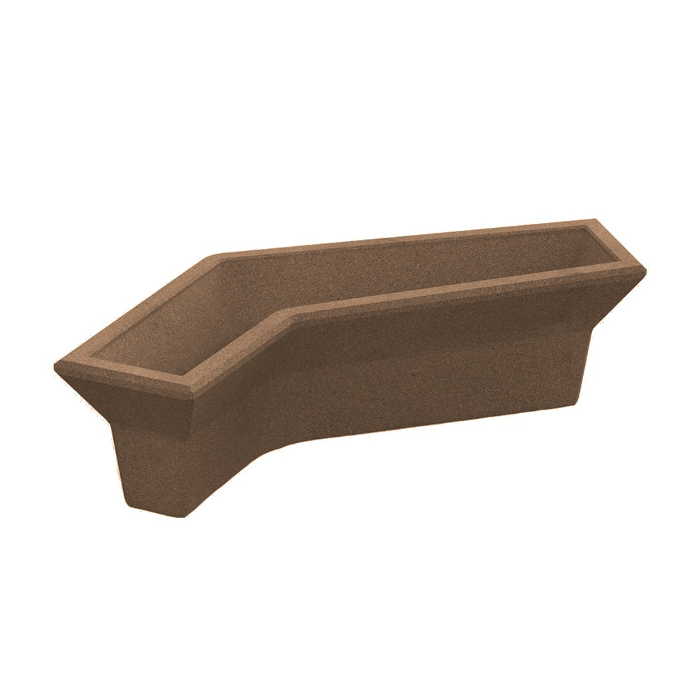 ZB.CO.02 Concrete Planter — Acid Wash — A22 Sand — digitally rendered color preview
