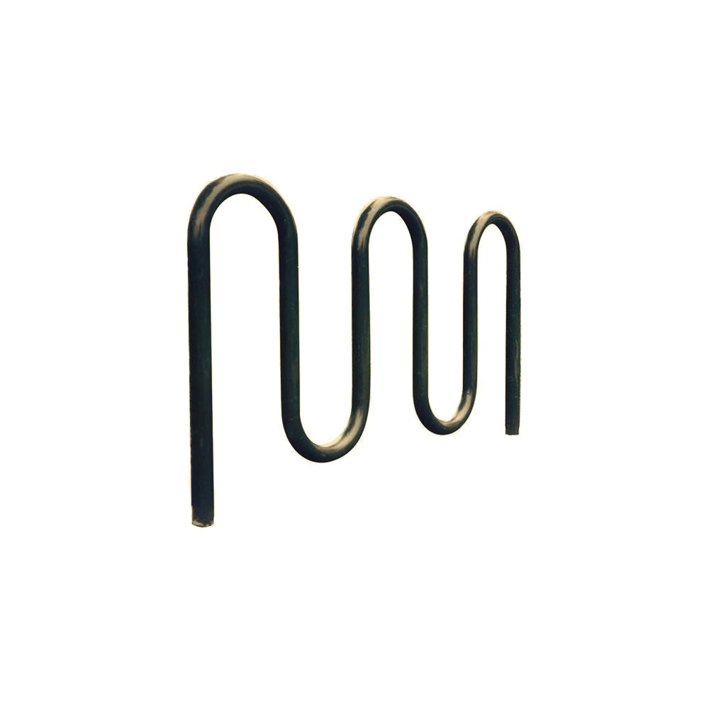 MF9012 Inground Mount 5 Loop Bike Rack — Metal Powder Coat — 7 Sand — digitally rendered color preview